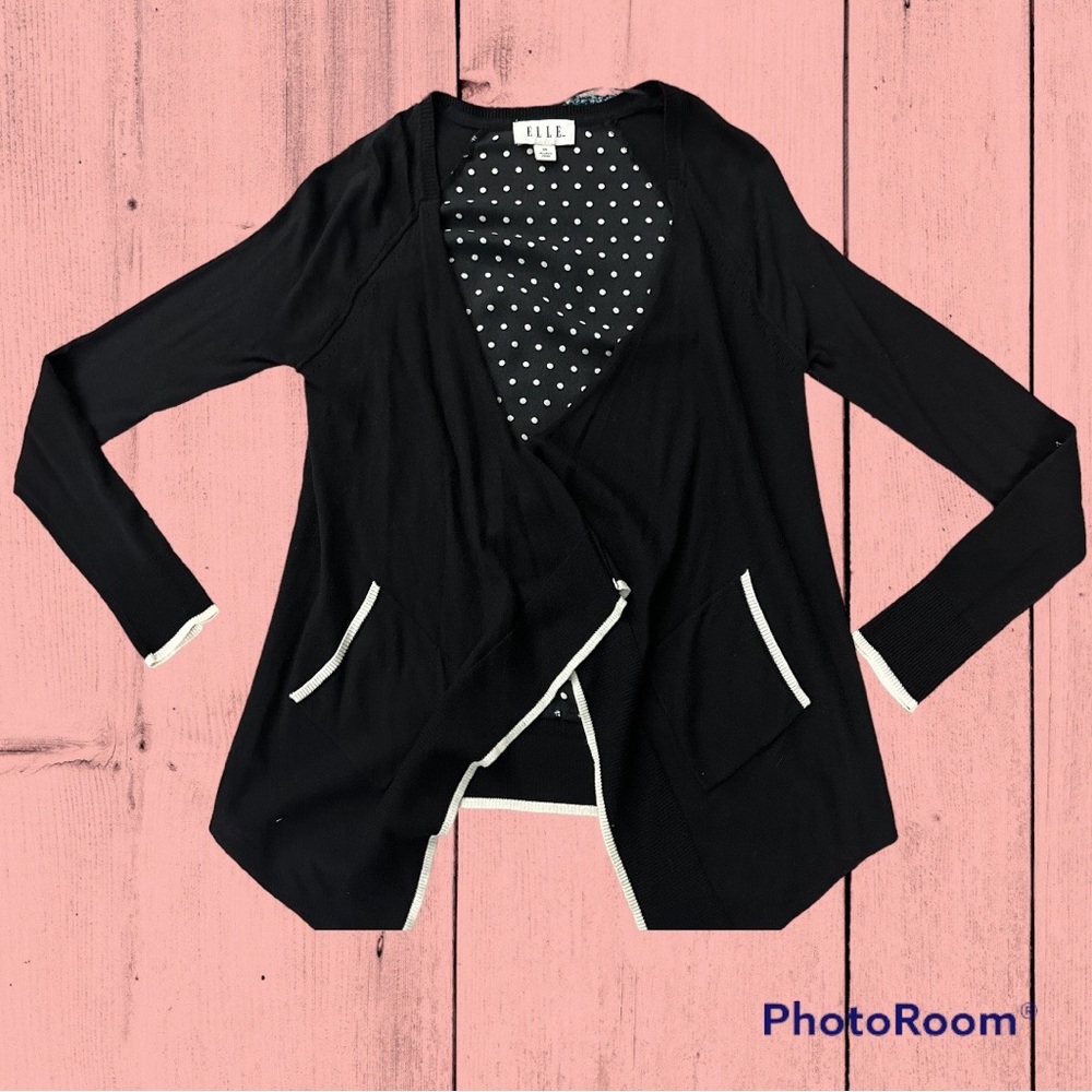 Chiffon Back Flyaway Sweater
